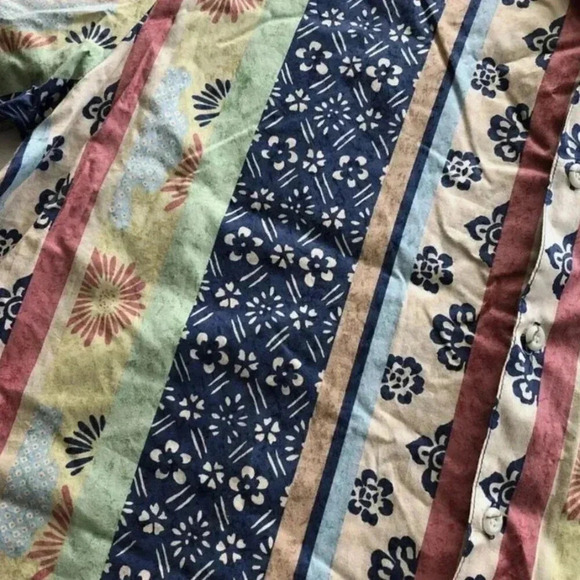Tori Richards Hawaiian Shirt Stripe L - Picture 4 of 6